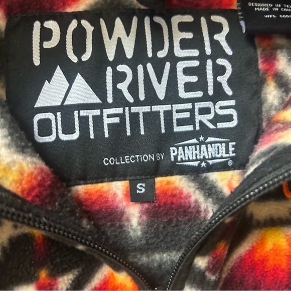 Powder River Outfitters kids Aztec pullover sweater with pockets size small or 8 - Picture 3 of 5